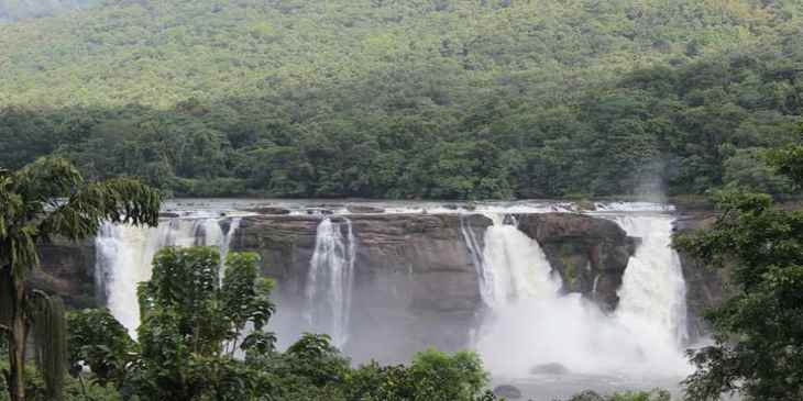thrissur, waterfall,vazhachal